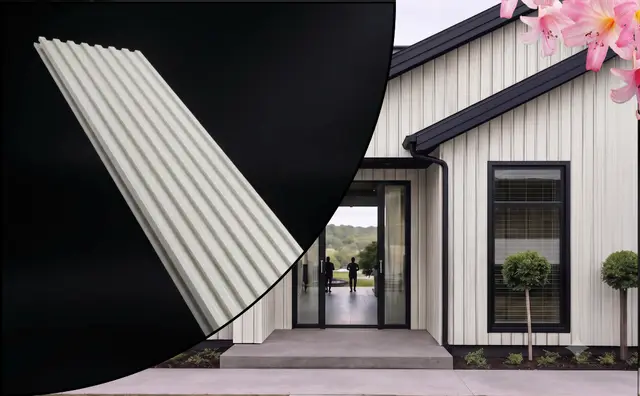 Metal Siding 3,80 m color Blanco en oferta, MF Design