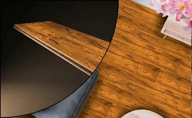 Piso SPC 4,5 mm color Roble rústico en oferta, MF Design