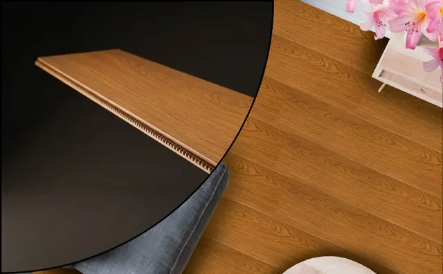 Piso SPC 4,5 mm color Roble miel en oferta, MF Design