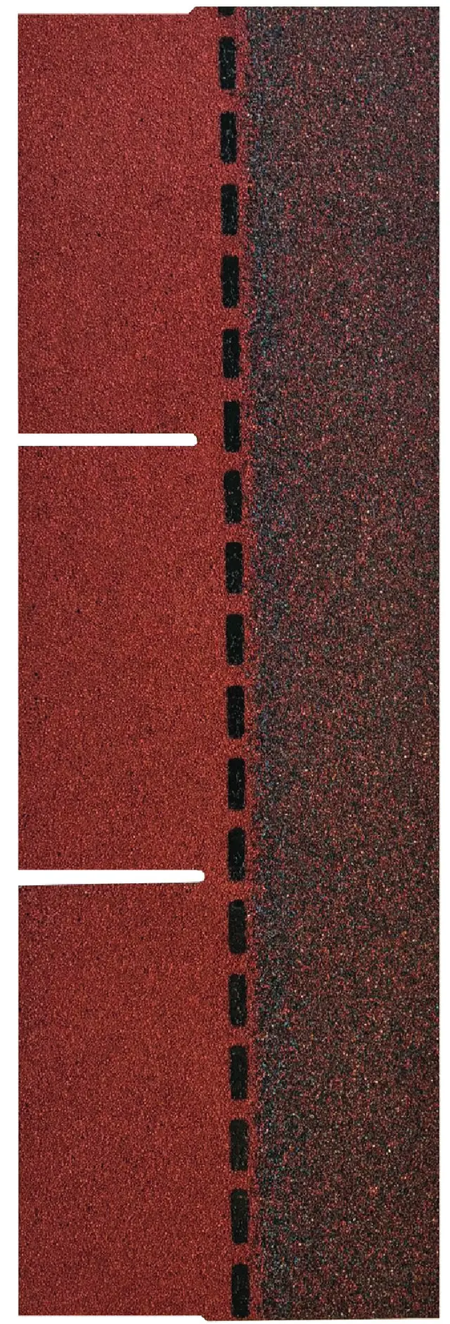 Teja Asfáltica ROJO para techumbre, MF Design — Teja Asfáltica color rojo de acabado uniforme y resistente, que brinda una protección duradera al techo…
