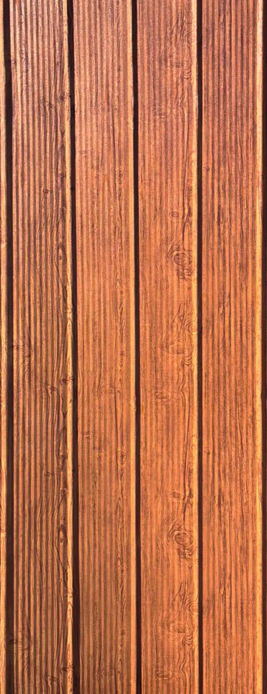 Zinc MF-WOOD para techumbre y muro exterior, MF Design — Zinc Prepintado GRAIN Plancha de zinc con acabado que imita madera