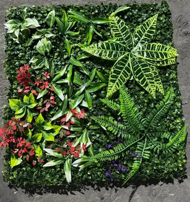 Jardín Vertical follaje silvestre con flores (MF-SLR5005) — vista 2