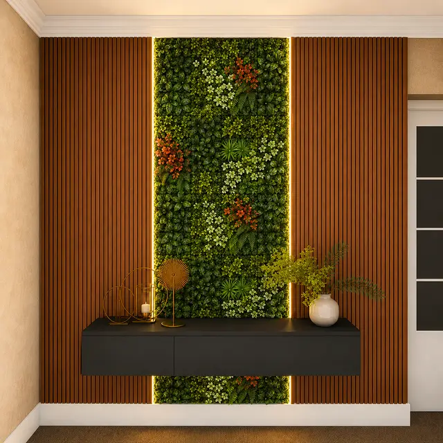 Jardín Vertical follaje tropical frondoso (MF-SLR5023) — vista 2