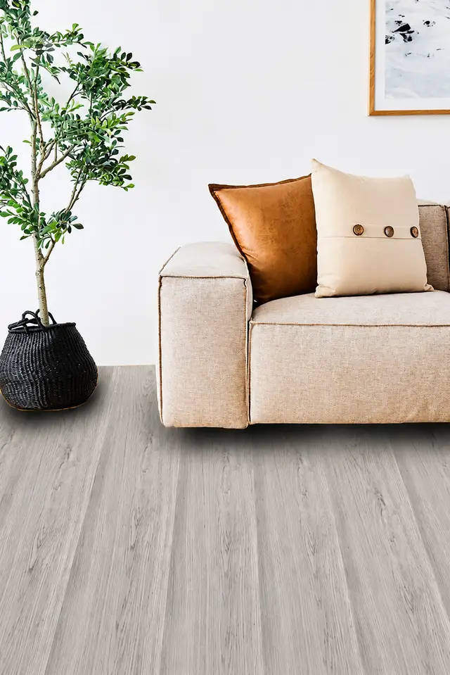 Piso HDF gris ceniza para interior seco, MF Design