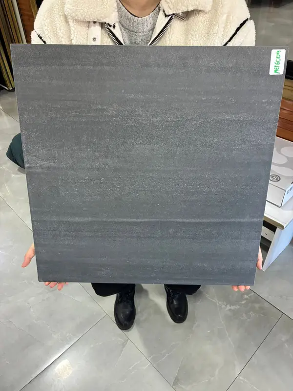 Porcelanato MF-MT6009 para piso y muro, interior/exterior, MF Design — Porcelanato antideslizante con acabado tipo piedra con vetas lineales sutiles