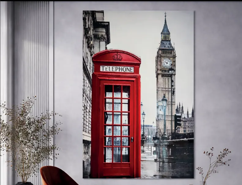 Imagen 3D Londres para interior y exterior protegido, MF Design