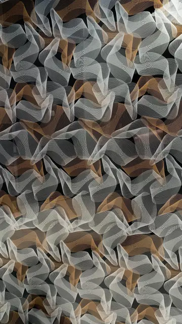 Lámina PVC MF-8166 imitación mármol, diseño geométrico 3D en café y gris — MF Design