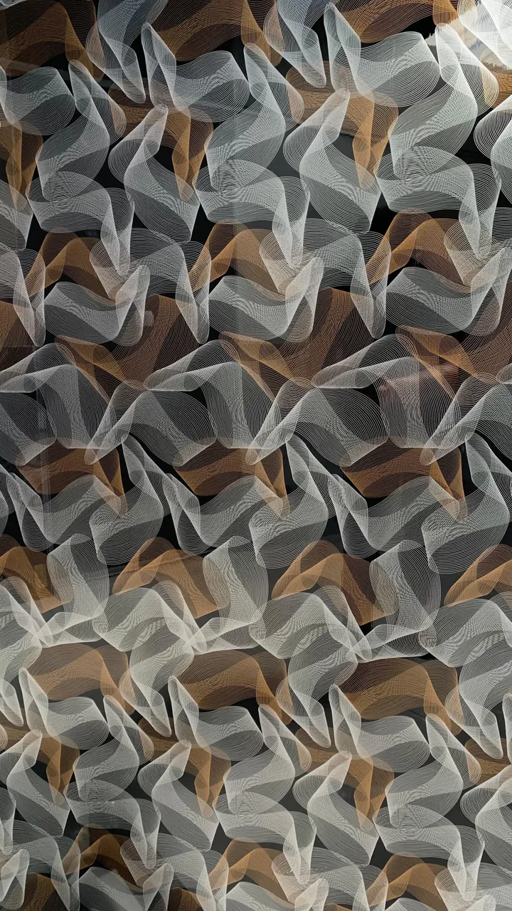 Lámina PVC MF-8166 imitación mármol, diseño geométrico 3D en café y gris — MF Design