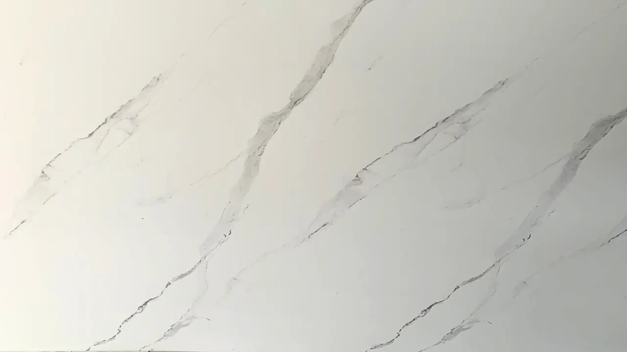 Lámina PVC MF-8230 imitación mármol, mármol blanco con vetas grises suaves — MF Design