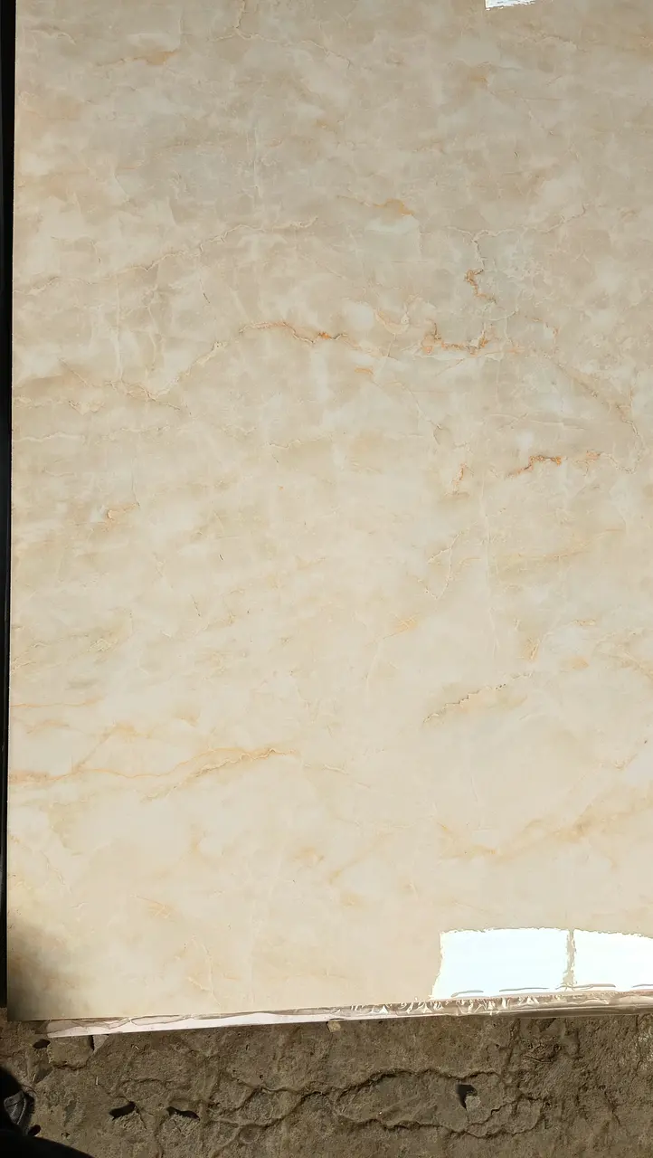 Lámina PVC MF-KL8012 de diseño decorativo, mármol beige crema — MF Design