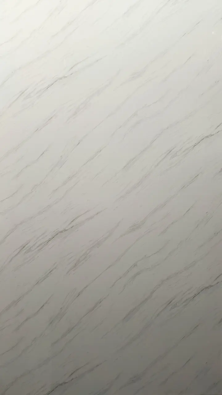 Lámina PVC MF-KL8038 imitación mármol, mármol blanco crema con vetas grises — MF Design