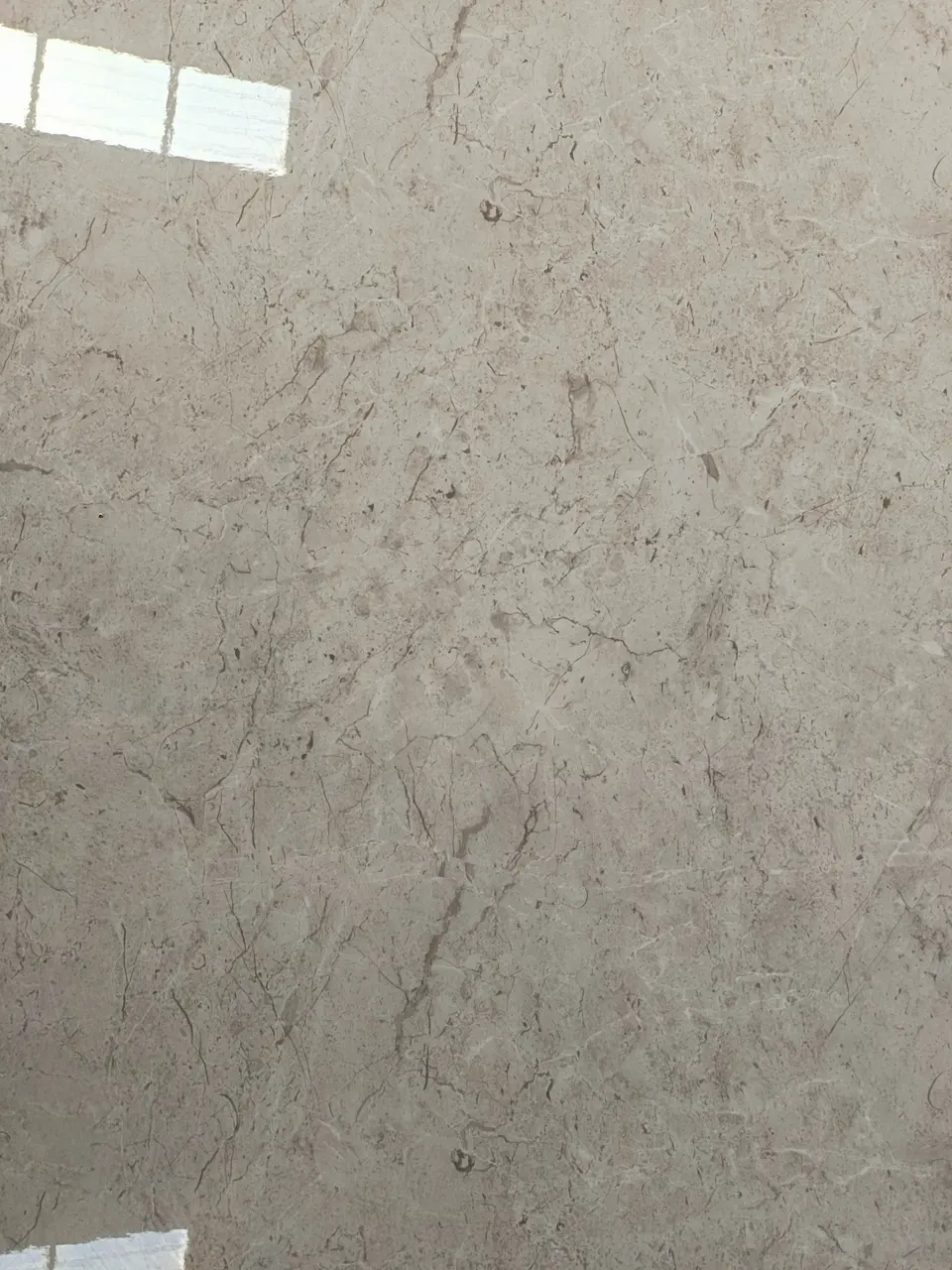 Lámina PVC MF-S1535 de diseño decorativo, piedra gris beige con vetas claras — MF Design