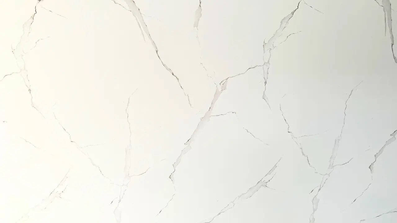 Lámina PVC MF-S1634 imitación mármol, mármol blanco con vetas grises finas — MF Design