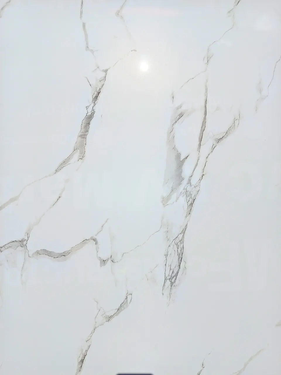 Lámina PVC MF-ZXMA-0703-1G imitación mármol, mármol blanco con vetas grises — MF Design