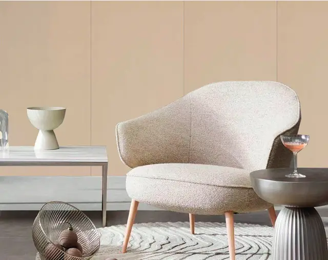 Panel Bambú QB MF-QB14 para interior y exterior protegido, MF Design — Panel Bambú QB acabado en tono cálido con vetas finas verticales, dando una apariencia natural, cálida y…