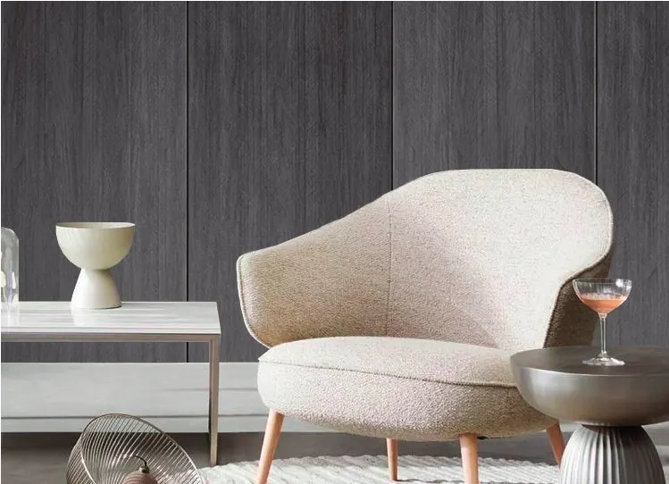 Panel Bambú QB MF-QB2 para interior y exterior protegido, MF Design — Panel Bambú QB con vetas zig zag definidas en un tono gris cálido profundo que aporta elegancia, modernidad y…