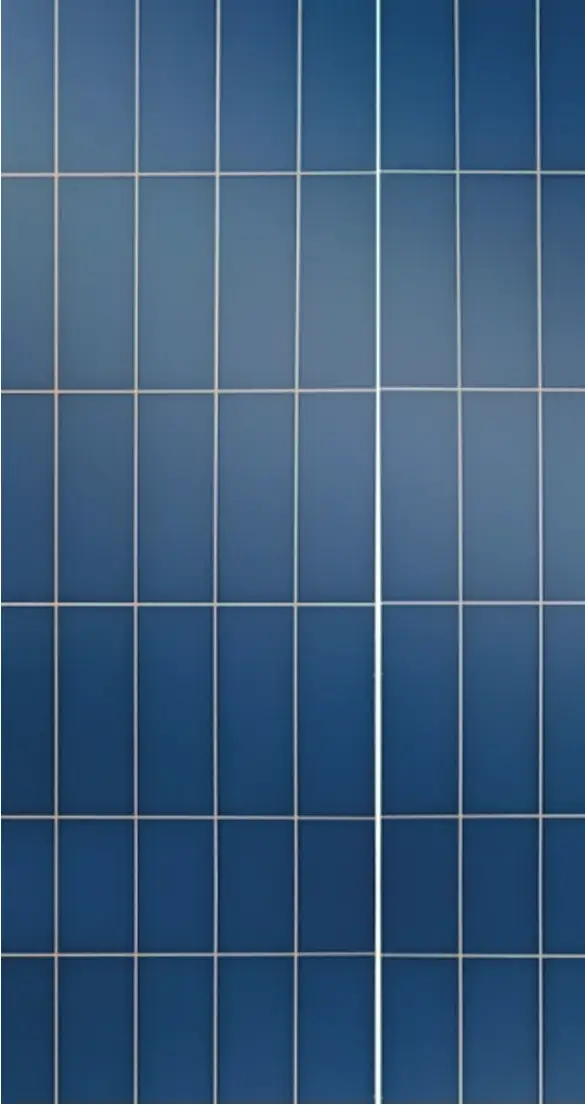 Panel Muro SPC MF-10 para interior, MF Design — Panel mural SPC con estética tipo cerámica en color azul ideal para ambientes modernos y armoniosos.