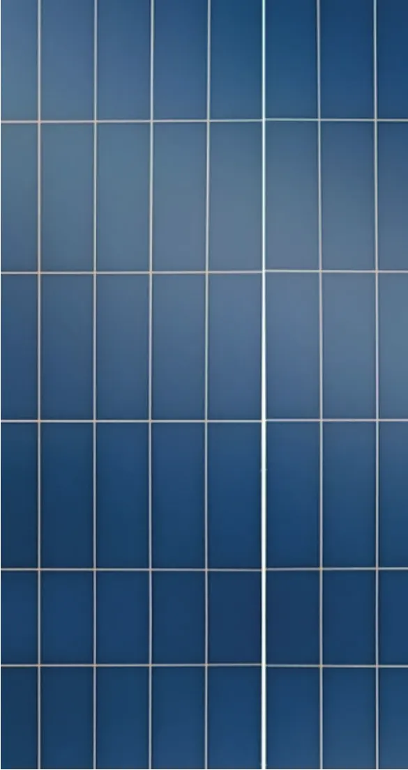 Panel Muro SPC MF-10 para interior, MF Design — Panel mural SPC con estética tipo cerámica en color azul ideal para ambientes modernos y armoniosos.