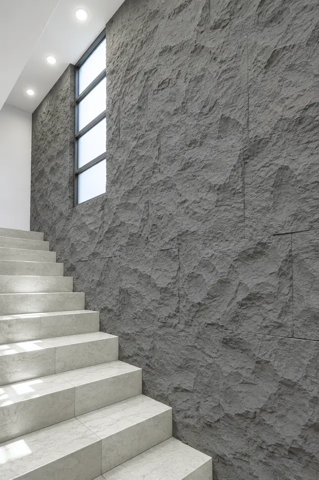 Piedra PU piedra gris para interior y exterior, MF Design