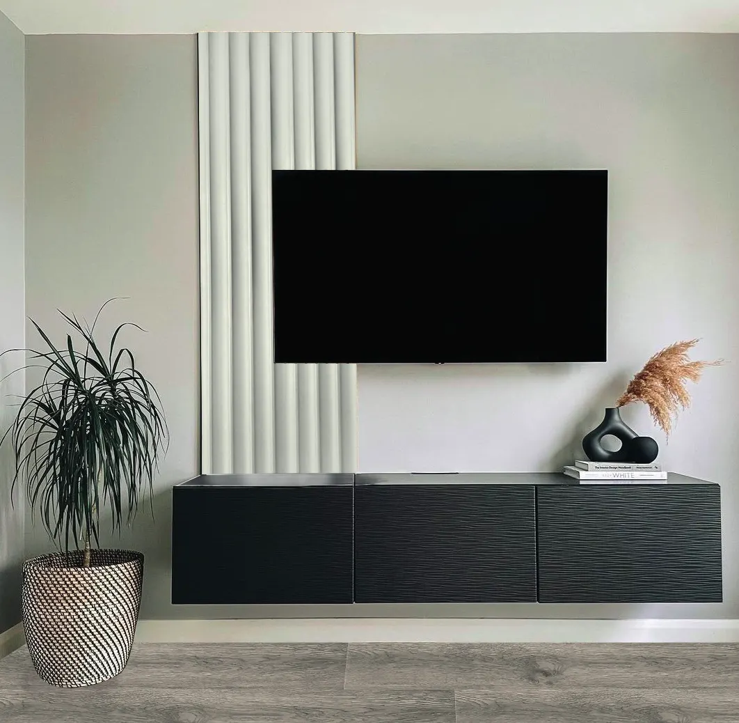 Wall Panel GT GT16B-91 para interior, MF Design — Wall Panel GT color blanco, aporta espacio, luz, modernidad y elegancia a los espacios interiores.