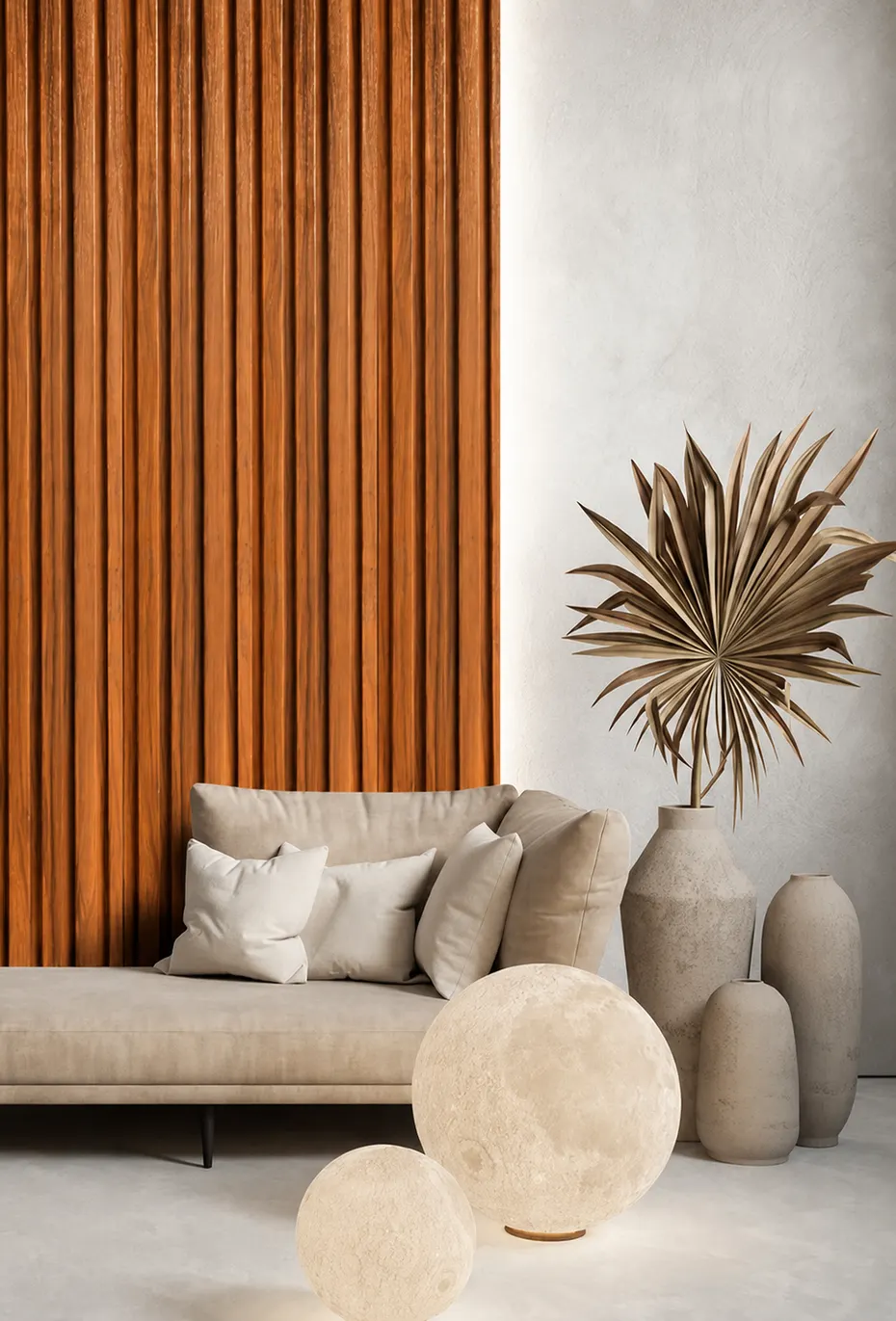Wall Panel Interior nogal para interior, MF Design
