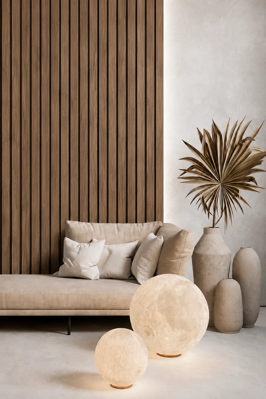 Wall Panel Interior gris pardo para interior, MF Design