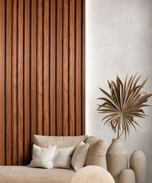 Wall Panel Interior roble miel para interior, MF Design