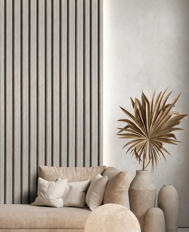 Wall Panel Interior gris claro para interior, MF Design