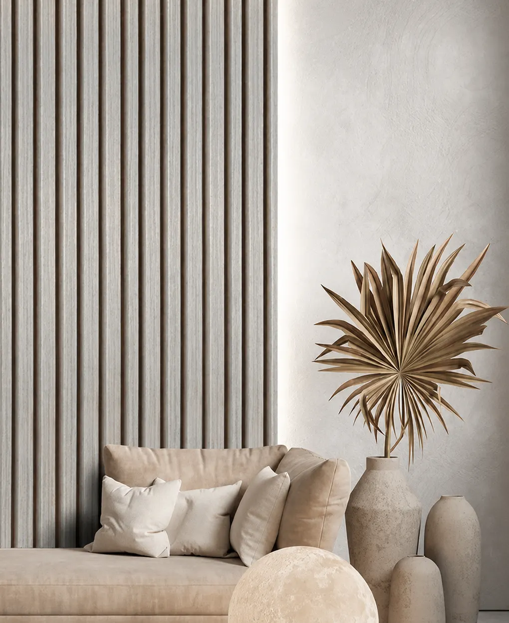 Wall Panel Interior gris claro para interior, MF Design
