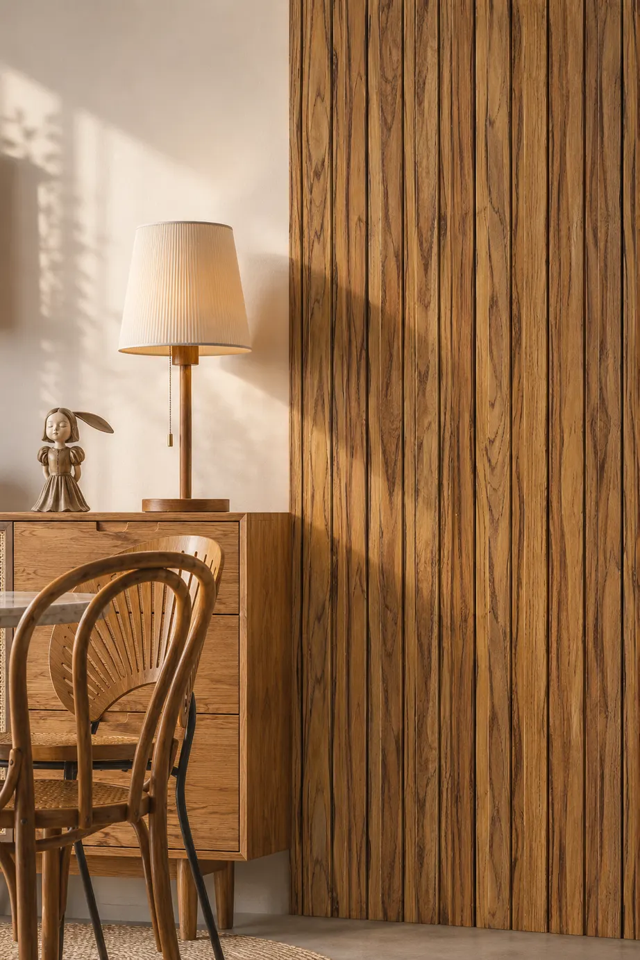 Wall Panel Interior roble dorado para interior, MF Design