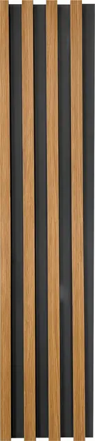 Wall Panel W bicolor negro y roble (MF-BB2503) — vista 2