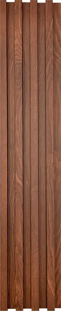 Detalle de los listones del Wall Panel W nogal MF-W2405, MF Design