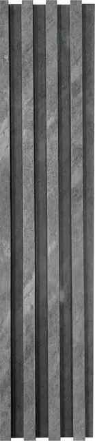 Detalle de los listones del Wall Panel W gris piedra MF-W2406, MF Design
