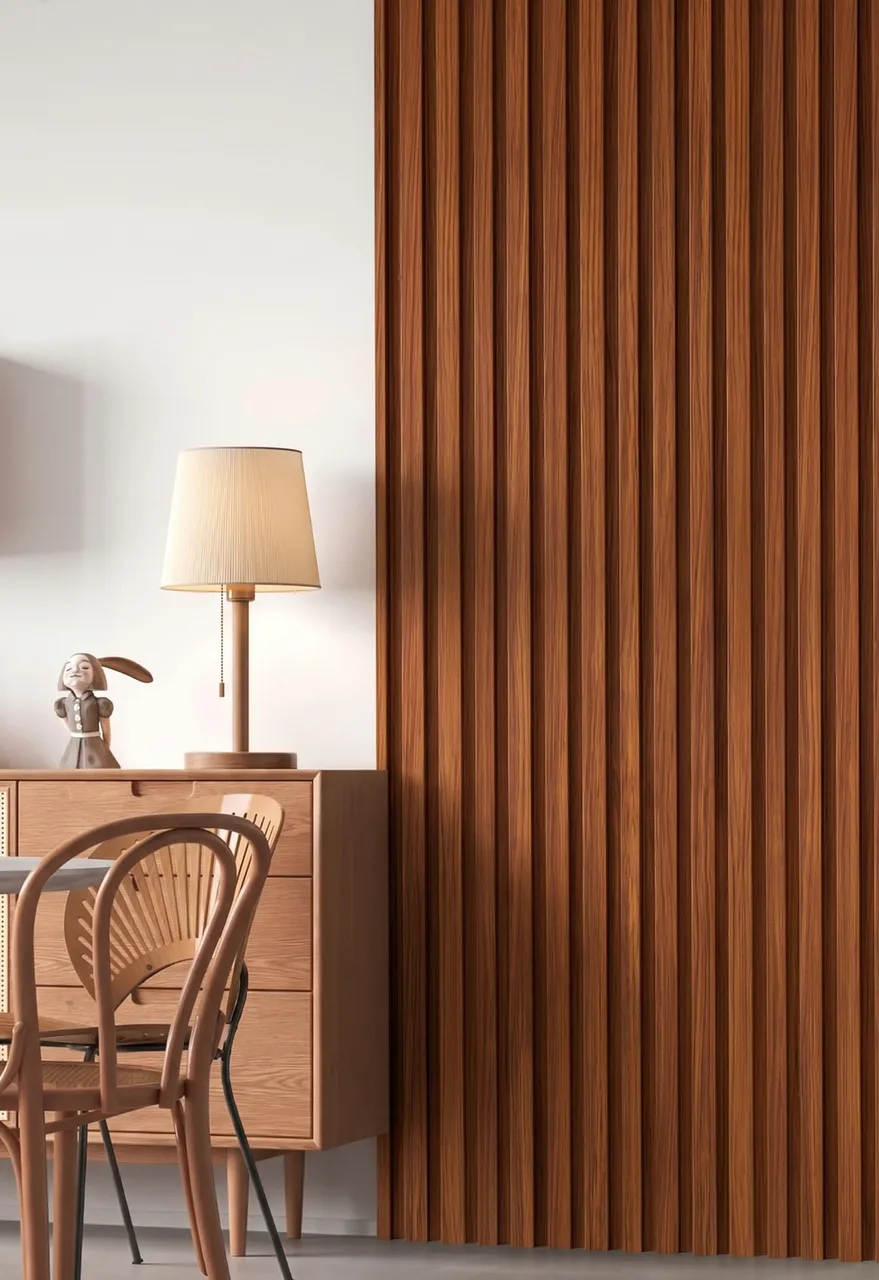 Wall Panel W teca MF-W2505 instalado en un muro de living, MF Design